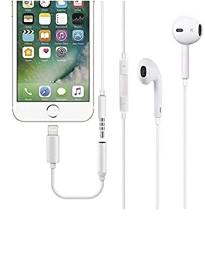 يو إس بي محول من Lightning إلى مقبس سماعة 3.5 ملم USB أبيض - Image 5